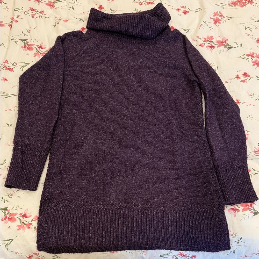 Reitmans Deep Purple Turkle Neck Sweater